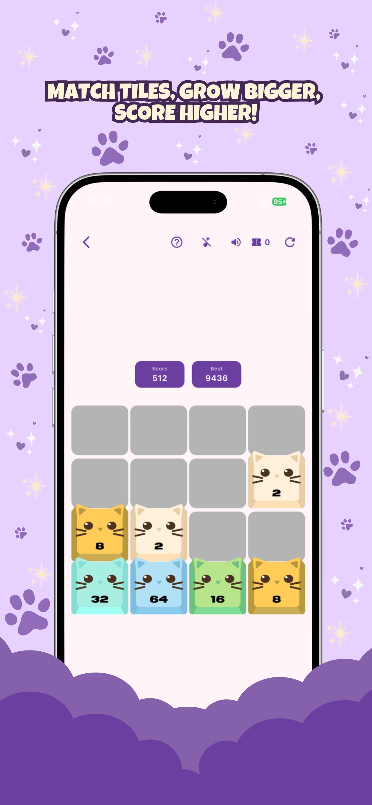 Screenshot 2 of Keycap Cats Cute Merge Puzzle