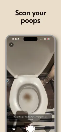 Screenshot von Poop AI – Gut & Stool Tracker auf dem iPhone 1