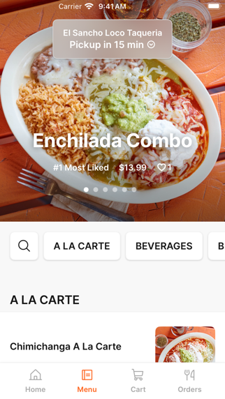 El Sancho Loco Taqueria iPhone screenshot 2 - Food & Drink app