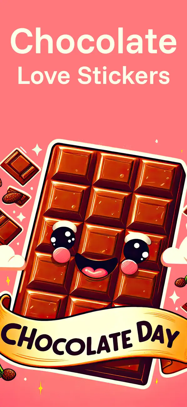 Screenshot #1 pour Chocolate Love Stickers