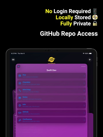 nexusStack iPad screenshot