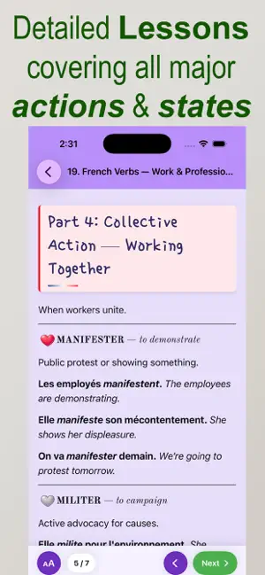 French Verbs and Conjugations screenshot 3