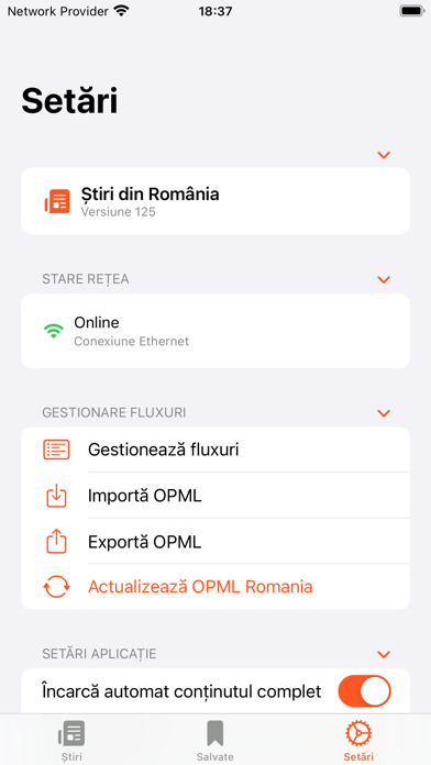 Știri din România iPhone screenshot 6 - News app