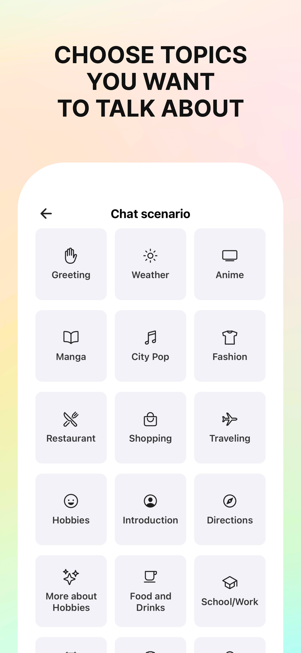 LunaTalk: AI Japanese Chat App