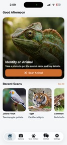 Animal Identifier + Scanner screenshot