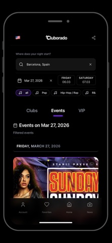Cluborado screenshot