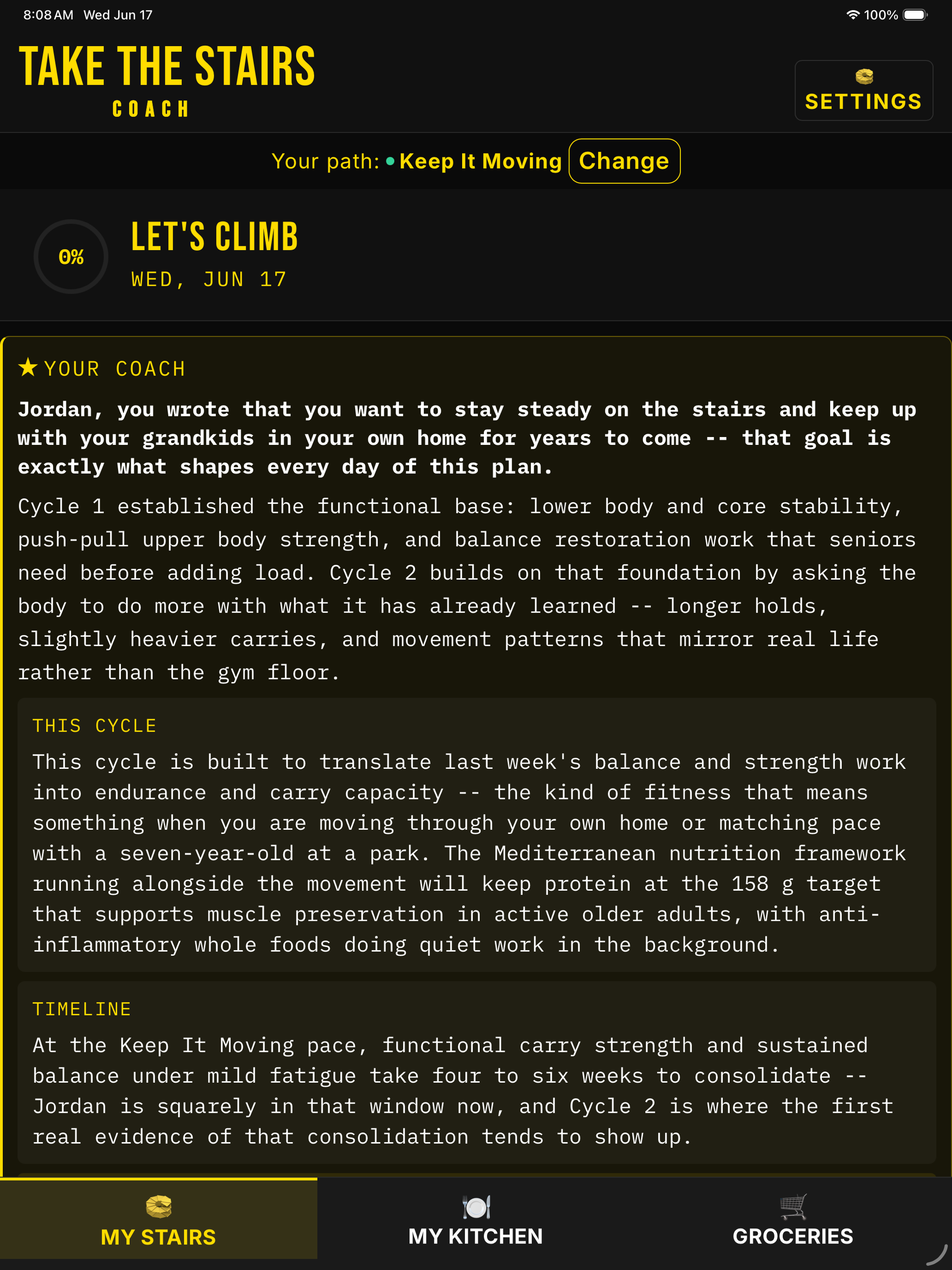 Take the Stairs Coach screenshot 18