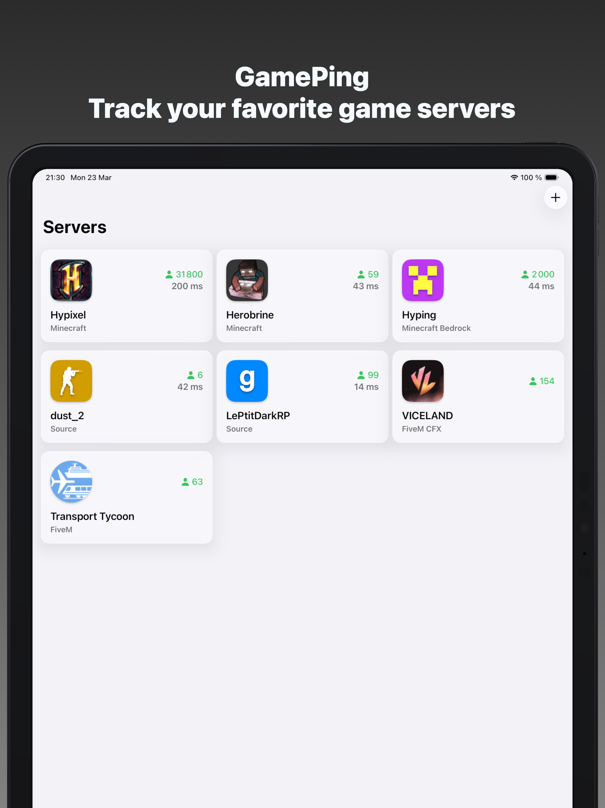 GamePing - Track game servers screenshot 6