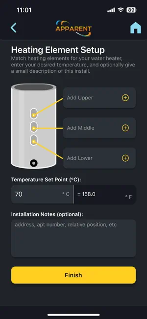 Apparent Water Heater Install screenshot 1