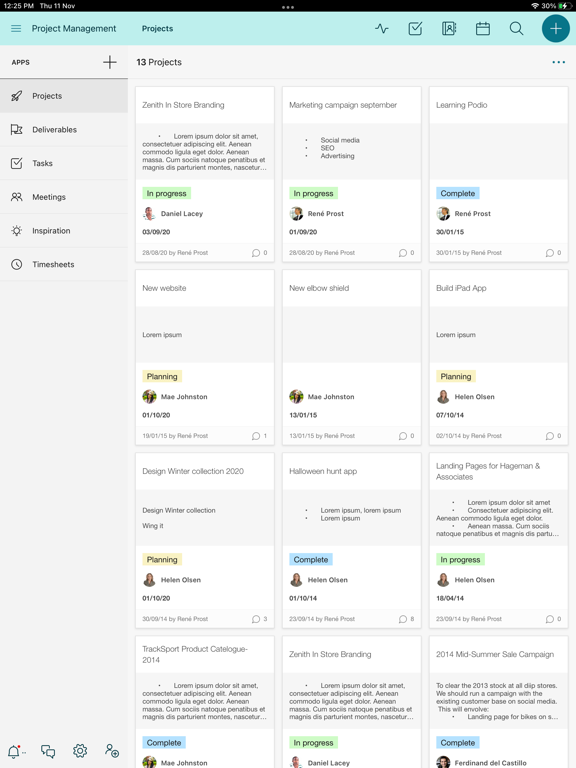 Podio iPad screenshot 4 - Business app