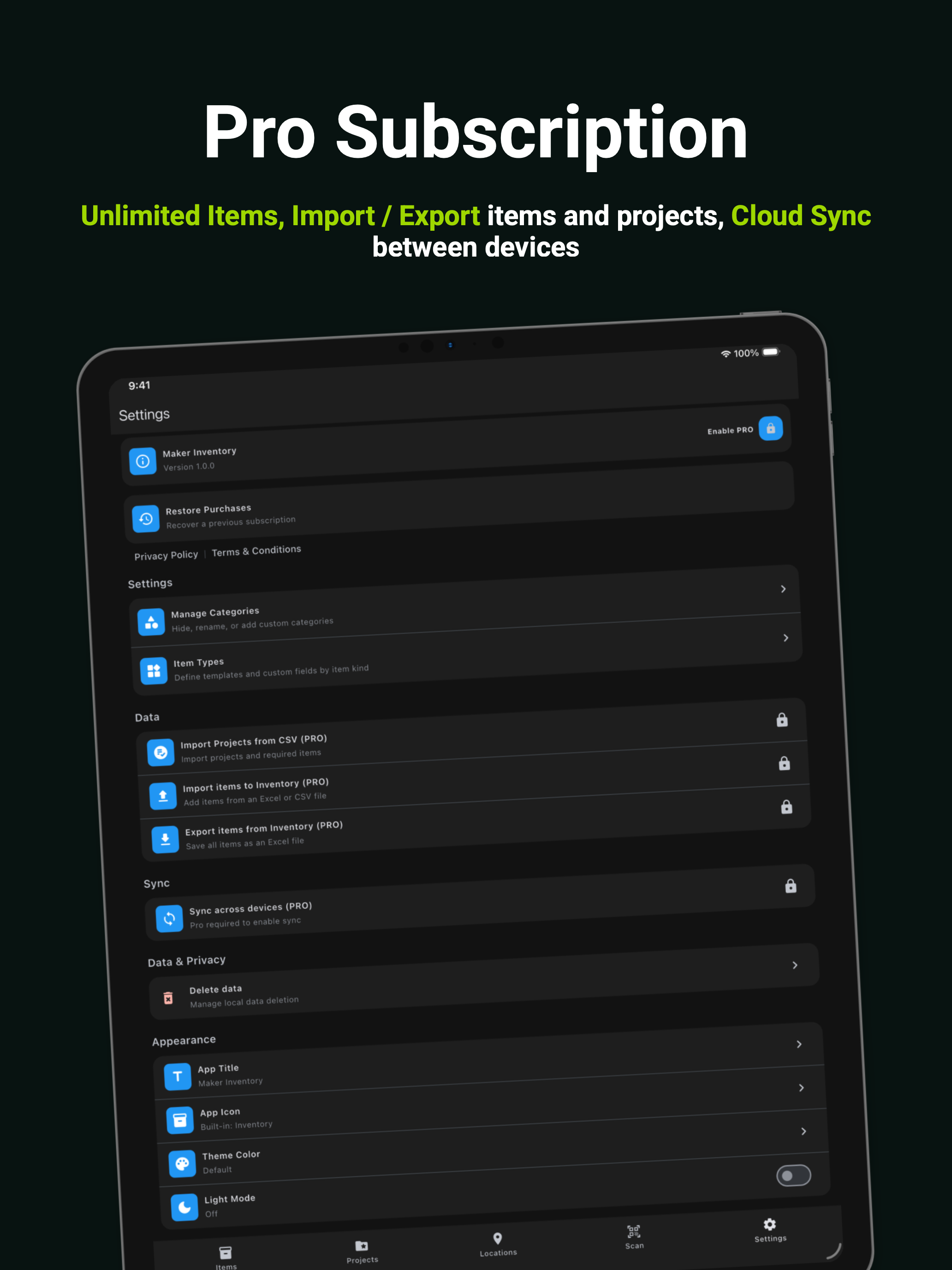 Maker Inventory screenshot 12
