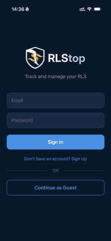 RLStop™ Restless Leg Syndrome screenshot