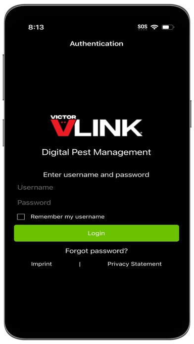 VLINK Digital Pest Managment Screenshot