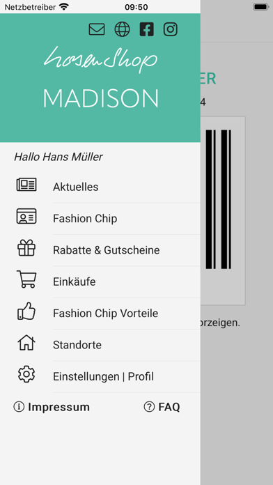 hosenshop MADISON Screenshot