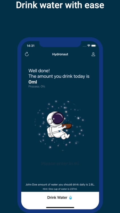 Hydronaut - Drink Water