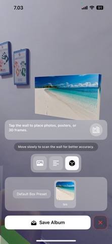 RealWall Album iPhone screenshot