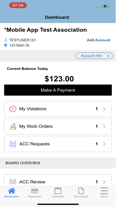 SAC Cinc Mobile Screenshot