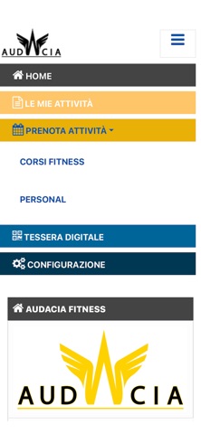 AUDACIA FITNESS screenshot