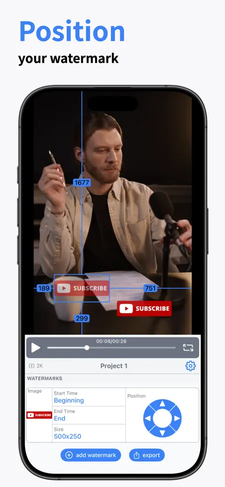 Add Watermark to Video on iPhone — screenshot 3 of 5