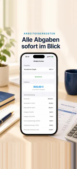 Minijob Calculator 2026 screenshot 2