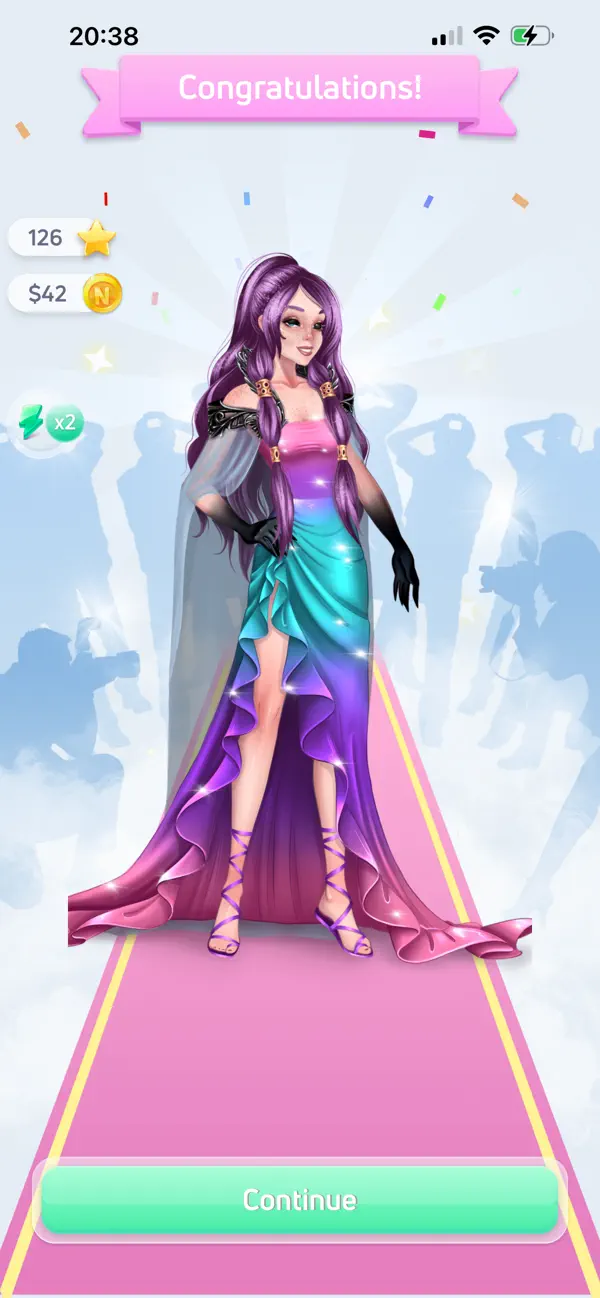 Screenshot #2 pour Nina Fashion: Styling Game