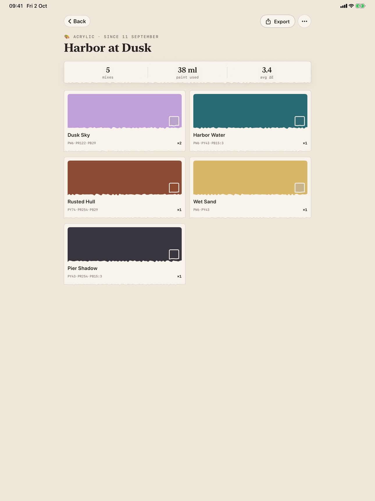 Screenshot 10 of Slab Knife Hue: Paint Mixing