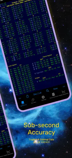 IPhemeris Astrology Ephemeris iPhone Ekran Görüntüsü 2
