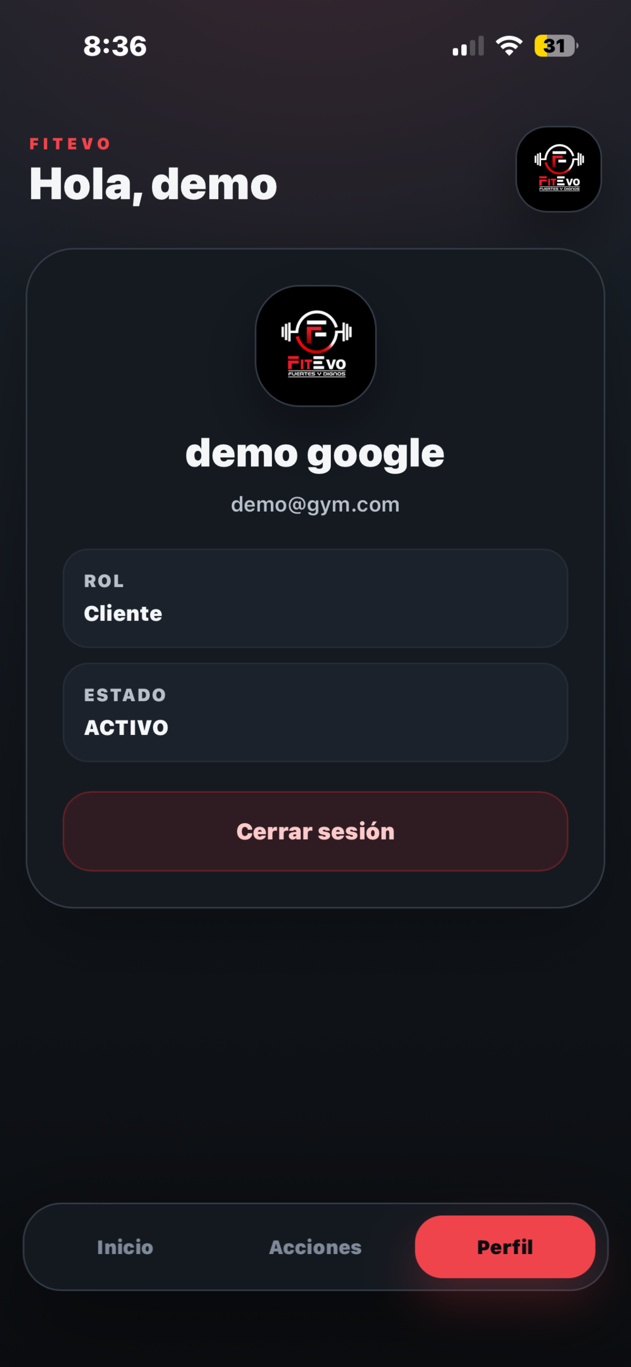FitEvo screenshot 4