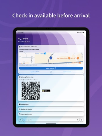 MyLabcorp iPad screenshot 7