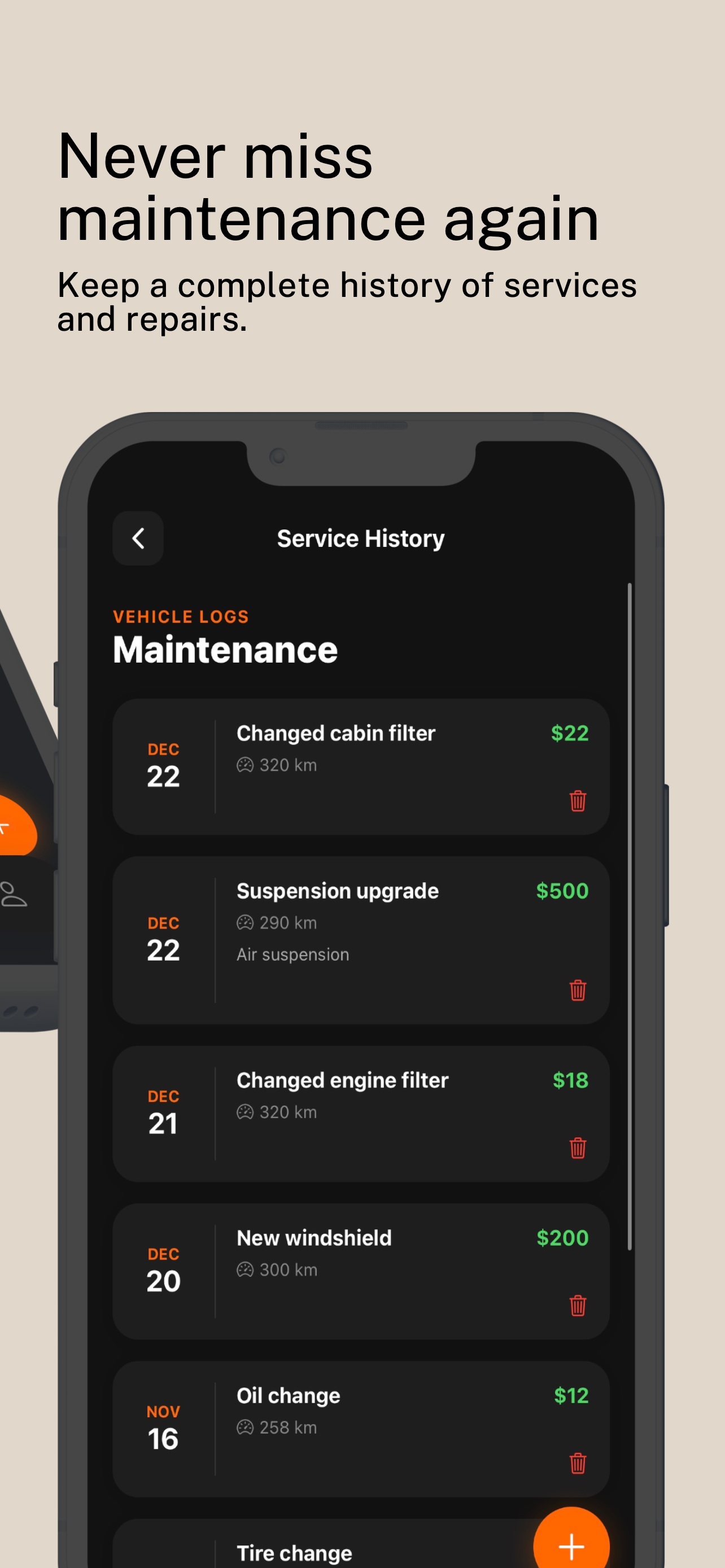 AutoLog Vehicle Manager screenshot 3