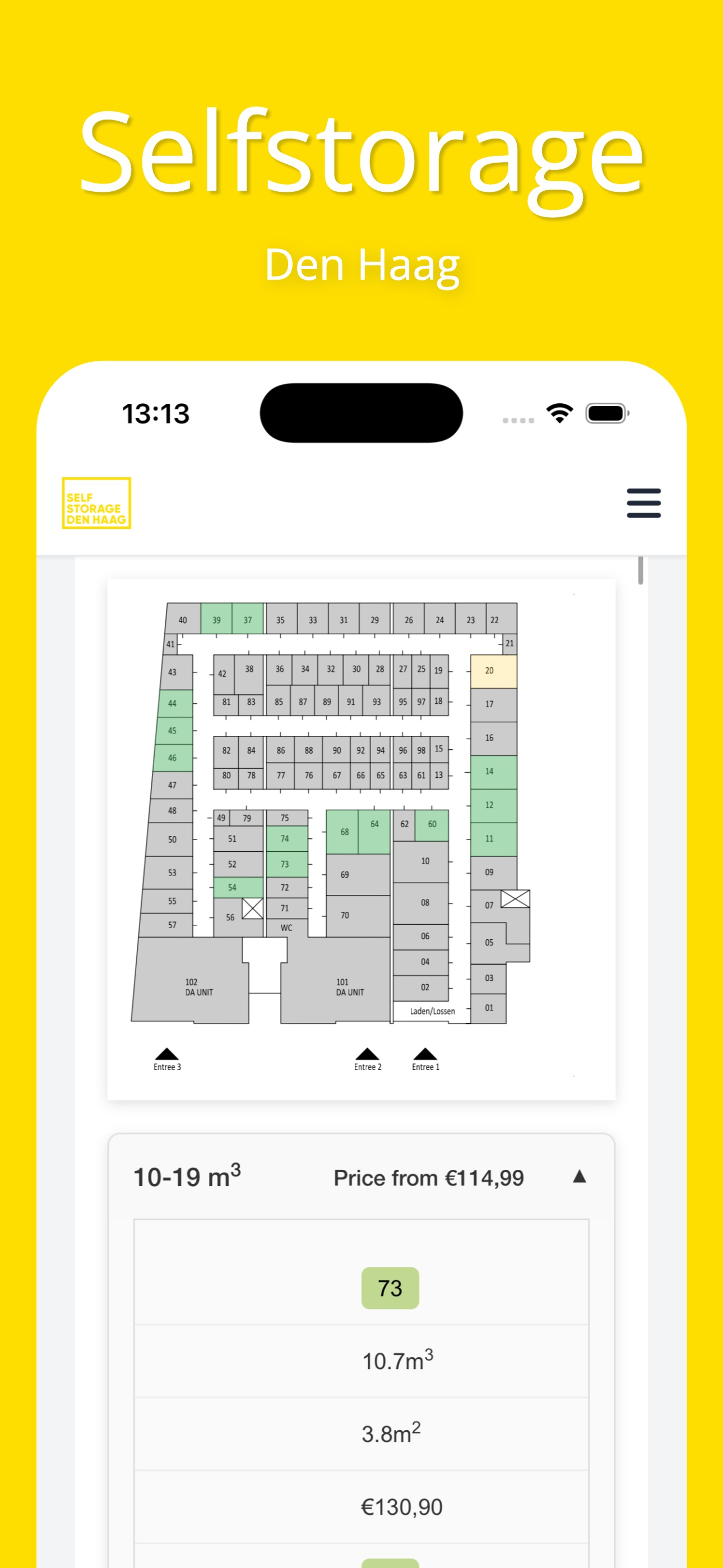 SelfstorageDenHaag screenshot 3
