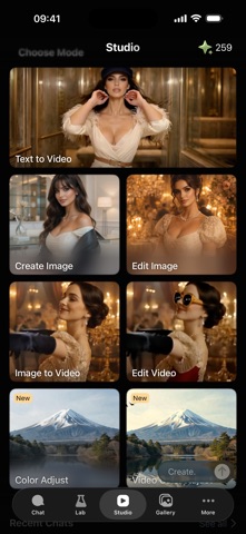 GO AI Chat 5.0 Video Generator iPhone screenshot 1 — productivity app by GO AI Chat