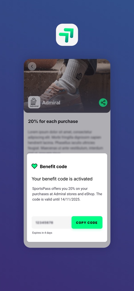 SportsPass App - Shopping App | MWM