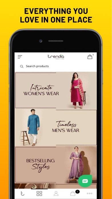 Trendia - Online Shopping App Screenshot
