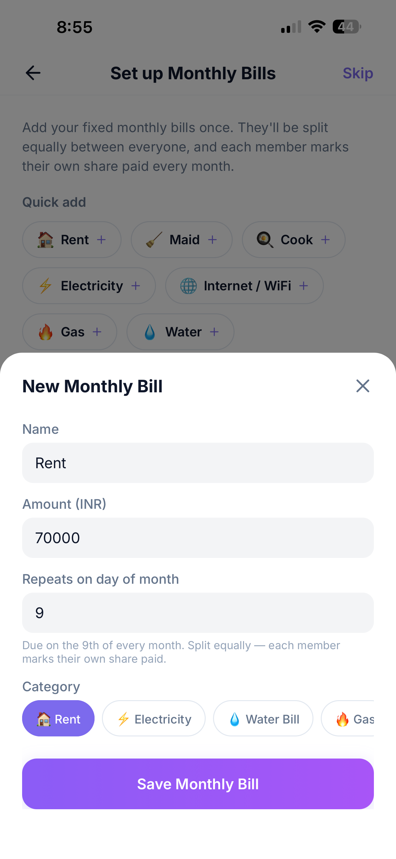 SplitNSettle screenshot 3
