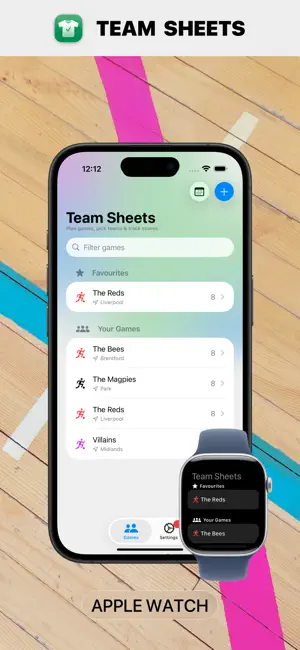 Team Sheets screenshot 4