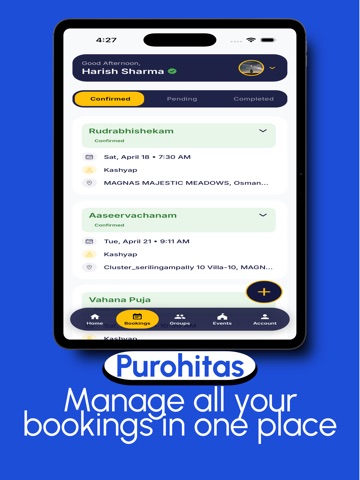 Puja Samhita iPad screenshot