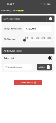 BatteryLabs Analytics Screenshot 5 of 5