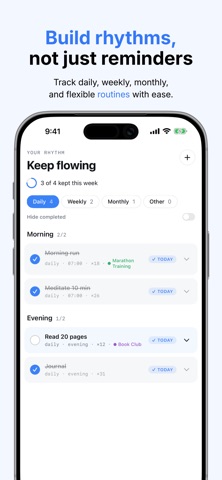Flowta: Daily Planner & Habits Screenshot 2 of 7