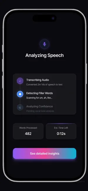 DictAI: Public Speaking Coach screenshot 4