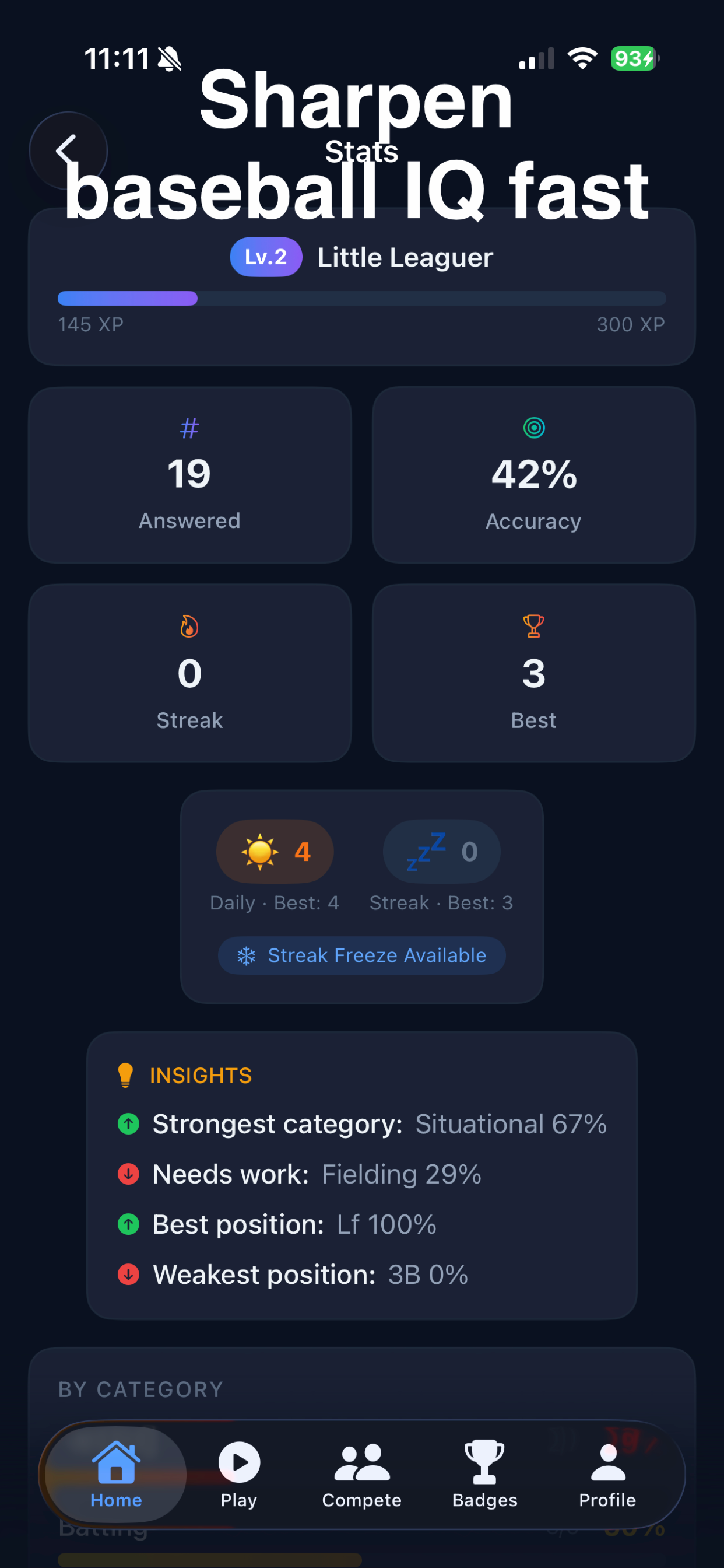Baseball IQ Trainer