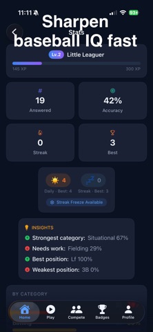 Baseball IQ Trainer Screenshot 4 of 4