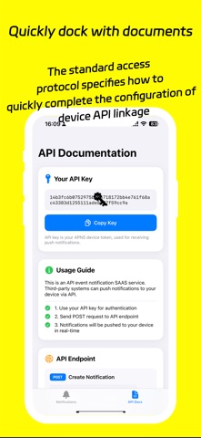 API Event Notify Screenshot 2 of 3
