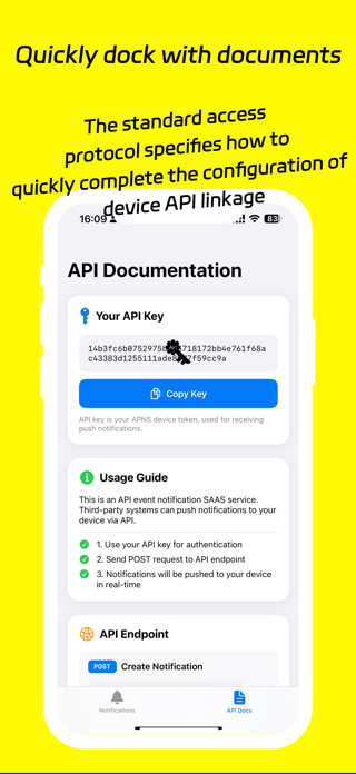 API Event Notify Screenshot 2 of 3