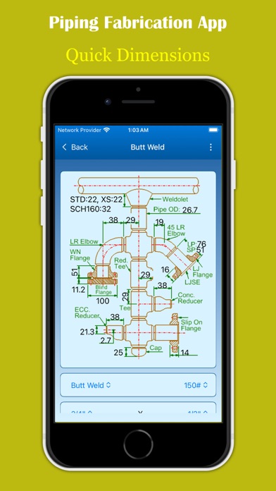 Piping Fabrication App Screenshot