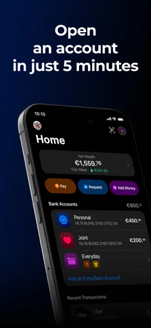 bunq screenshot 1