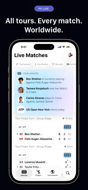 Court One: Tennis Scores screenshot 2