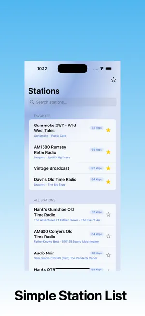 Old Time Radio Streamer screenshot 1