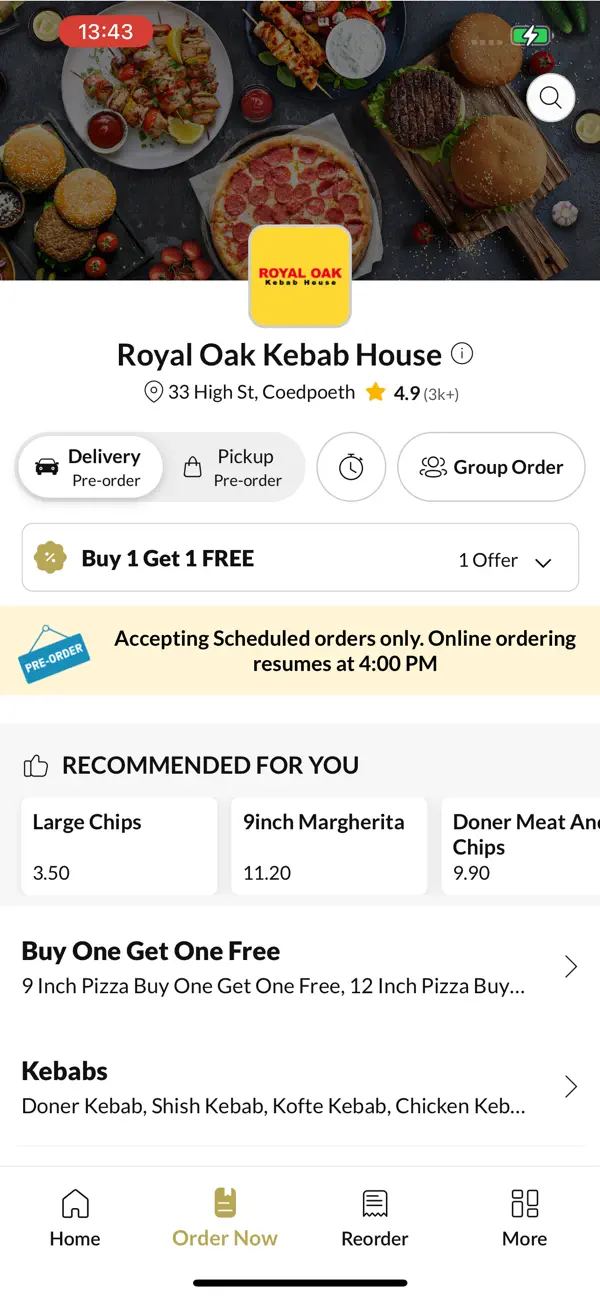 Screenshot #2 pour Royal Oak Kebab House.