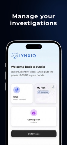 Lynxio OSINT screenshot